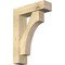 Ekena Millwork Westlake Block Rough Sawn Bracket w/ Offset Brace, Douglas Fir, 6"W x 20"D x 28"H BKT0604X20X28WTL05RDF - alternate 1
